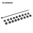Metallic Primary Engine Case Cover Bolt Caps for Harley Nightster RH975 2023-24