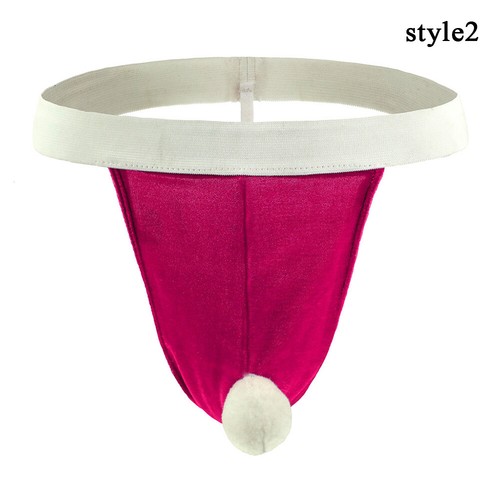 Slip Uomo Babbo Natale Festa di Natale Cosplay Costume Mutande Mutande - Foto 20 di 26