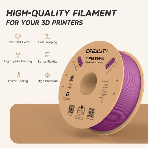 【Kup 5 płatności 3】 Creality PLA Matt PETG PLA + ASA Filament do drukarki 3D 1,75 mm 1KG - Zdjęcie 154 z 460
