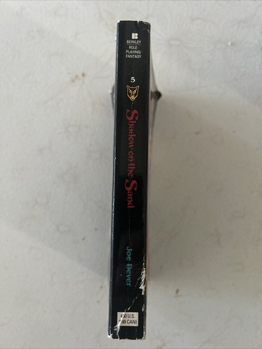 Lone Wolf Book #5 Shadow On The Sand Joe Dever Gary Chalk Berkley CYOA - Imagen 3 de 3