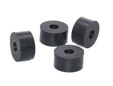 1/2" ID Black Rubber Spacers 1.5" OD x 1" Thick – Vibration Dampeners & Mounts
