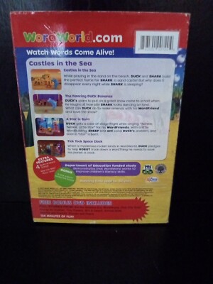 162L WordWorld: Castles In The Sea, PBS Kids DVD