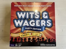 Wits and Wagers Party Edition Board Game New Sealed Wits & Wagers