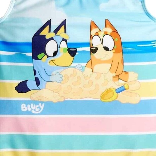 Disney Bluey Swimsuit One Piece Swim Girls 4 5 6 6X XS S Bingo Dog Blue Heeler - Picture 3 of 5