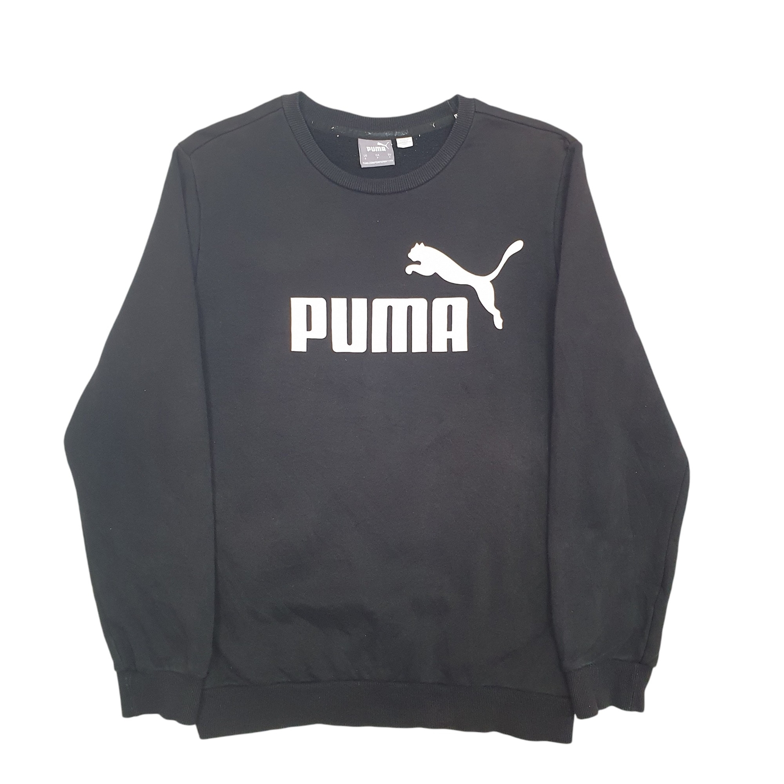 PUMA Crewneck Spellout Jumper Sweatshirt Mens S