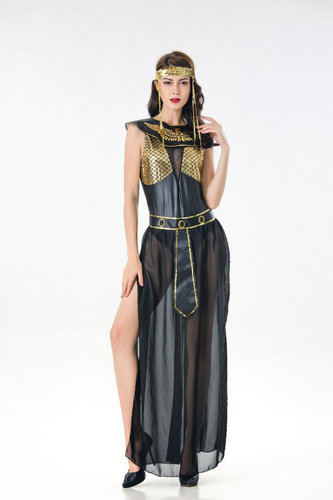 Carnival Party Halloween Egyptian Cleopatra  Women Adult Egypt Queen Cosplay  - Bild 10 von 12