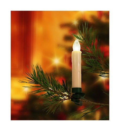 LED Weihnachtsbaumkerzen 10er-Set Christbaumkerzen kabellos Baumbeleuchtung - Bild 4 von 4
