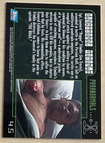 1996 Topps The X Files Season 3 Cards 1 - 72 - You Pick - Truth is Out Parallel - Picture 99 of 158