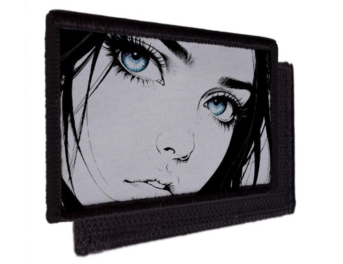 Sad Blue Eyed Girl Anime Patch Morale Hook [sub] - Picture 1 of 2