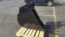 New 18" Excavator Bucket for a Hyundai R140LCR-9 with Coupler Pins