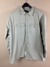 Bulwark protective apparel Shirt men  s 3XL tan flame resistant cotton LS