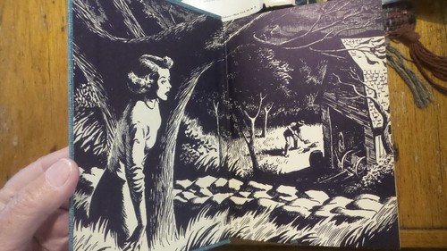Nancy Drew Mystery Book #19, THE QUEST OF THE MISSING MAP, Blue Tweed, Older DJ - Imagen 3 de 4