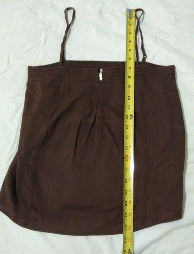 tank top brown, spaghetti straps, sarah jessica parker bitten - Picture 3 of 11