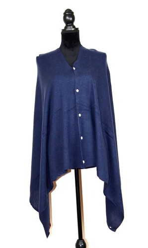 Poncho Cashmere Cape Wrap Pashmina Shawl Women Scarf Blanket Buttoned Cardigan - Imagen 137 de 177