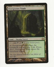 Overgrown Tomb  NM/NM+ Return to Ravnica  | MTG Magic the Gathering - English