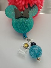 Mickey Mouse Disney Inspired ID Badge Holder Retractable Reel 26" Alligator Clip