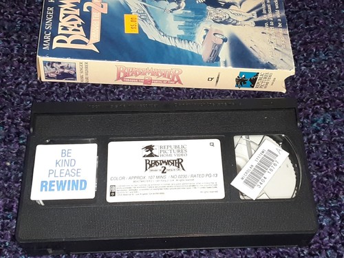 Beastmaster 2 Through The Portal Of Time VHS Rare HTF Fantasy Scifi  - Picture 6 of 6