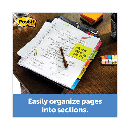 Post-it Tabs Tabs, 1/5-geschnittene Tabs, verschiedene Primärfarben, 2 Zoll breit, 30/Pack - Bild 4 von 9