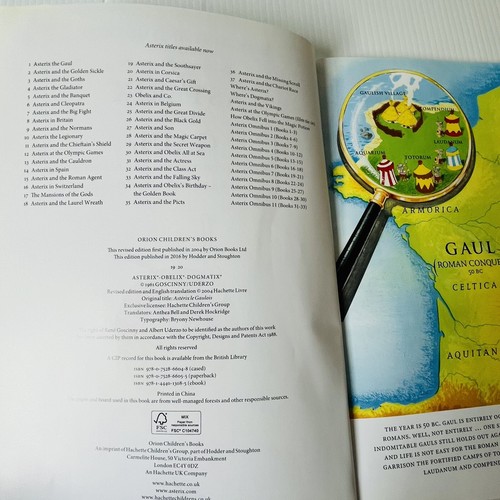 Asterix Comic Books Omnibus 4 And The Gaul Hard Cover And Paperback Cover - Picture 9 of 15