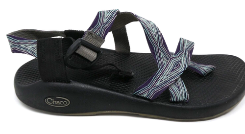 Chaco Women's Z2 Classic/Boost Strappy Black Purple Adjustable Sport Sandal W 10 - Picture 4 of 7