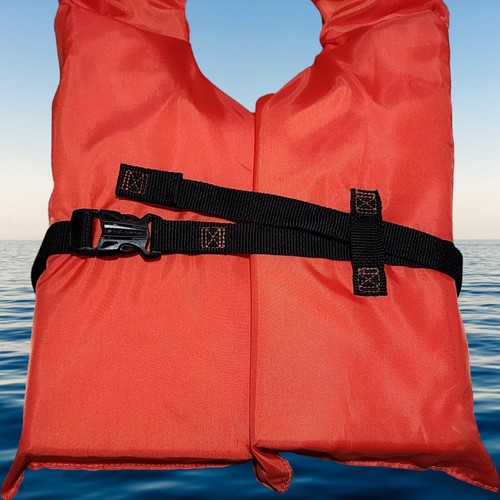 Stearns Type II 2 Schwimmweste Jacke Erwachsene Universal Modell 1530 orange Riemen - Bild 2 von 6