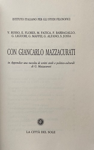 RUSSISCHE BLUMEN ZOLLFAN BARBAGALLO LIGUORI JOSSA MIT GIANCARLO MAZZACURATI - Bild 2 von 16