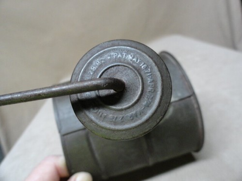 Vntg Patented Flour Sifter Pat'd 1871 & 1882 Early Patented Kitchen Tin Tinware - Picture 9 of 12