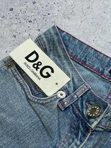 Vintage Y2K Dolce & Gabbana Big Logo Flared Jeans Size 28 - Picture 11 of 15