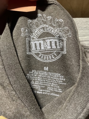 Vintage M&m Shirt Brown Medium M Officially Licensed - Bild 3 von 3