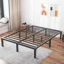Full Size Bed Frame, 14 Inch Heavy Duty Metal Platform Bed Frame Full Support up