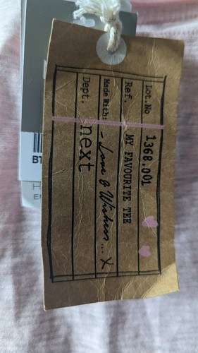 NEXT Mädchen Outfit Set Alter 3 Jahre Einhorn Herz Print Kleid & Krawatte Top Sommer - Bild 8 von 10