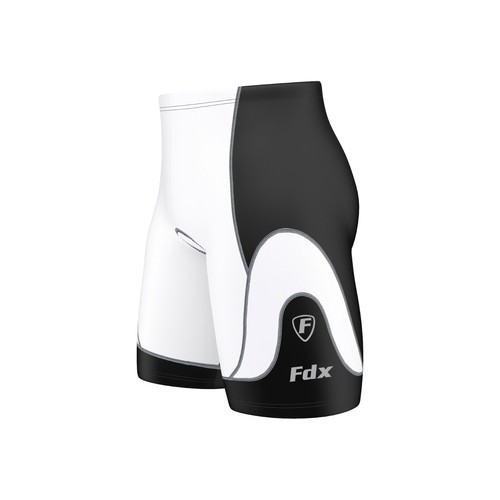 FDX Mens Pro Cycle Cycling Shorts Coolmax® Anti-Bac Padded Cycling tight shorts - Picture 4 of 8