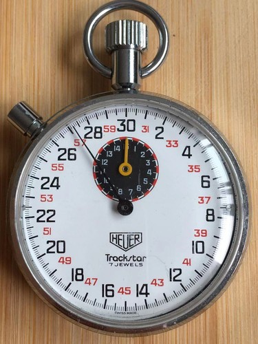 Cronómetro manual vintage Heuer 7J - Imagen 5 de 8