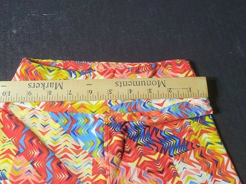 Lularoe Tween Leggings Geometric Arrows Triangles 🔺️ Colorful Bright - Picture 8 of 11