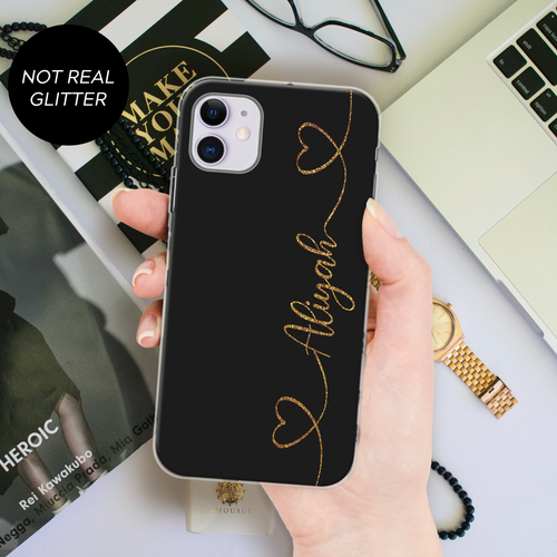 PERSONALISIERTE TELEFONHÜLLE Pastellname Silikon Abdeckung für iPhone 12 11 13 xr 7 8 14 - Bild 26 von 27