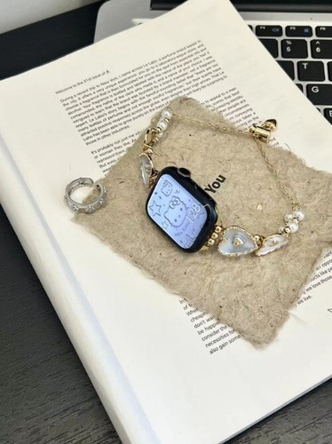 Banda de moda color spray temática de amor compatible para Apple Watch S9/8/7/6/5/4 - Imagen 9 de 16