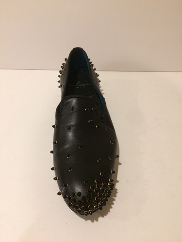 Nuevos mocasines de cuero negro Louis Leeman con picos $950 (Talla: 40 EU/7US) - Imagen 7 de 11