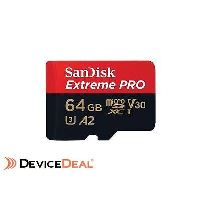 SanDisk 64GB Extreme PRO MicroSDXC UHS-I Memory Card - 200MB/s - SDSQXCU-064G-GN - Picture 2 of 2