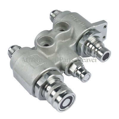 Hydraulic Quick connect flat face block for Bobcat S205 S220 S250 S300 S330