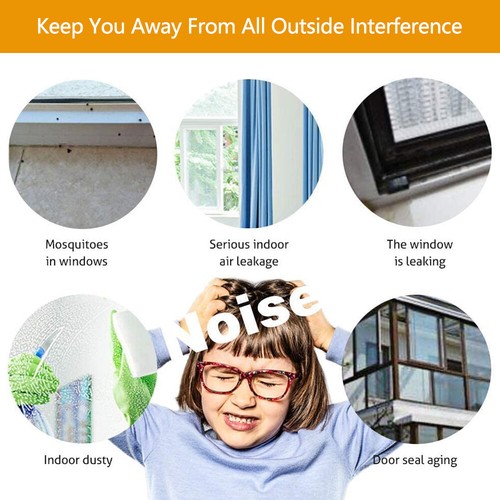 45mm Door Seal Strip Weather Stripping Self Adhesive Bottom Sweep Stopper Rubber - Picture 12 of 12