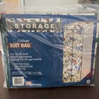 VINTAGE Collage Dress SuitBag Hanging Closet Storage Organize Whitmor Holds10-14