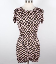 Louis Vuitton by Marc Jacobs dress top sz S stretch LV monogram bodycon pink