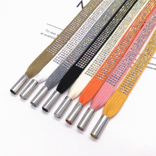Rhinestone Crystal Hoodie Drawstring Cord Rope Tape Replacement Pants Bags Decor