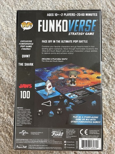 Funkoverse: Jaws 100 2-Pack Strategy Board Game, Expandalone NEW - Picture 2 of 2