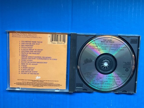 POCO - The Very Best of - Rock CD 1975 Epic (DADC Early Press) *RARE Original - Picture 2 of 2