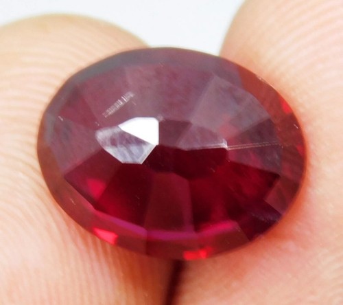 Rare 5.90 Ct Loose Mozambique Red Ruby Like Corundum Oval Cut  - Picture 5 of 9
