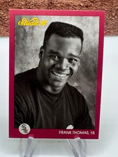 1991 Studio #40 Frank Thomas Chicago White Sox