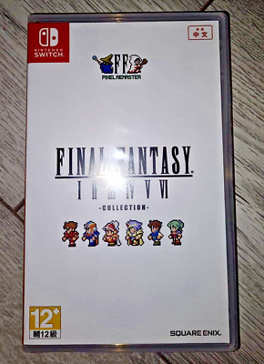 Final Fantasy I II III IV V VI Collection Pixel Remaster - Nintendo Switch