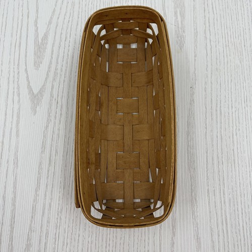 Longaberger Cracker Basket Only 1993 GMB 315 Dresden Ohio 11.5x5x2.75 Inches - 第 11/12 張圖片