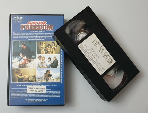 VHS: ANSIOSAS DE LIBERTAD 1987 US aka LUST FOR FREEDOM Troma 1° Edicion  - Bild 2 von 3